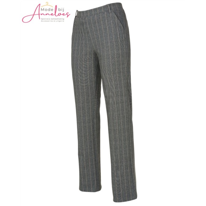 Dreamstar Broek Calista krijtstreep 220 Olijf beige Dreamstar Broek Calista krijtstreep 220 Olijf beige